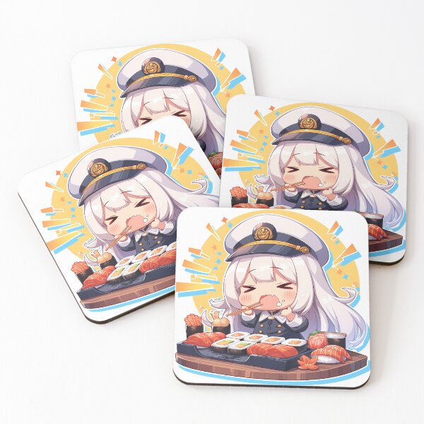 Item preview, Enterprise Azur Lane Captain Chibi Sushi Party designed and sold by Spraykart.