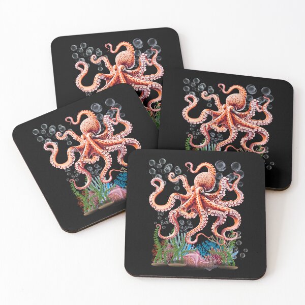 Item preview, Octopus Bubbles designed and sold by Tripp Art Studio.