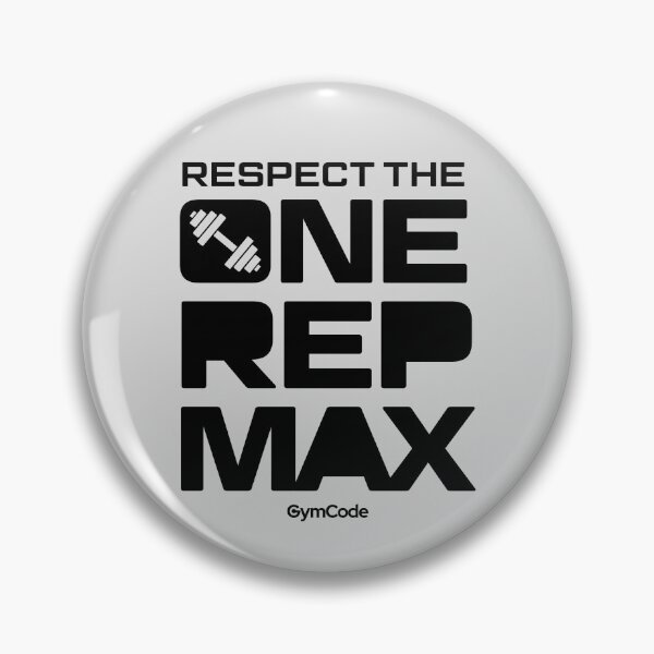 Item preview, Respect The One Rep Max designed and sold by GymCode.