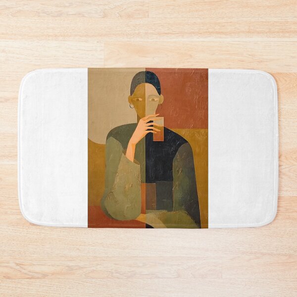 Item preview, Stylized Figure Drinking designed and sold by liveurban.