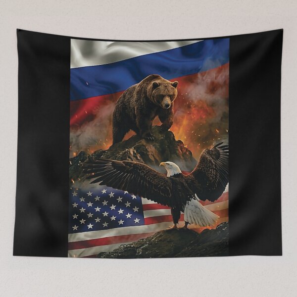 Item preview, RUSSIA VS USA II- BLACK designed and sold by Marlon Oseguera.