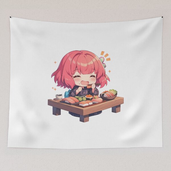 Item preview, Minori Kushieda Toradora Chibi Sushi Cheerful Snack designed and sold by Spraykart.