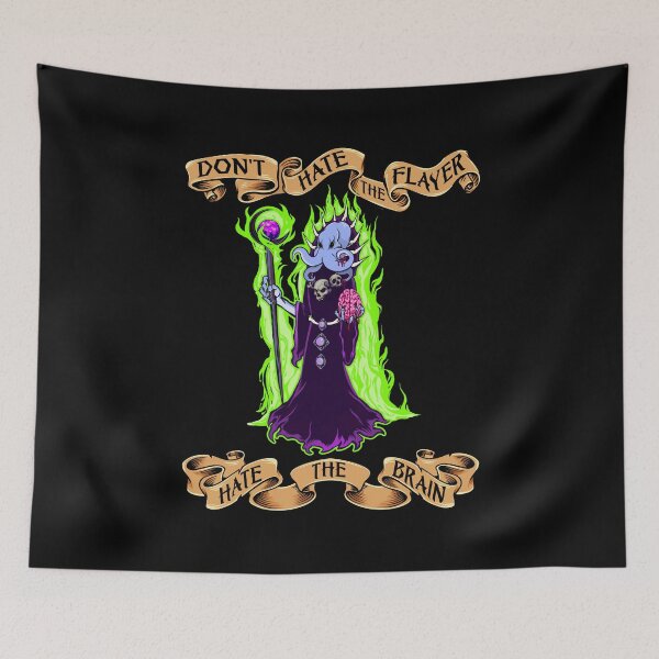 Item preview, Don't Hate the Flayer- Hate the Brain designed and sold by SparklefilthStudios.