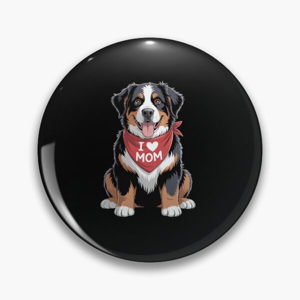 Item preview, I Love Mom Bernedoodle Lover Dog Mother's Day designed and sold by RonnasJackson.