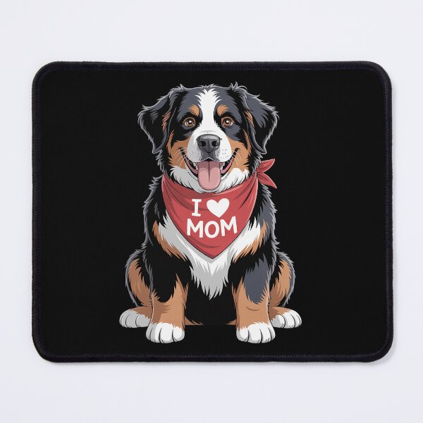 Item preview, I Love Mom Bernedoodle Lover Dog Mother's Day designed and sold by RonnasJackson.