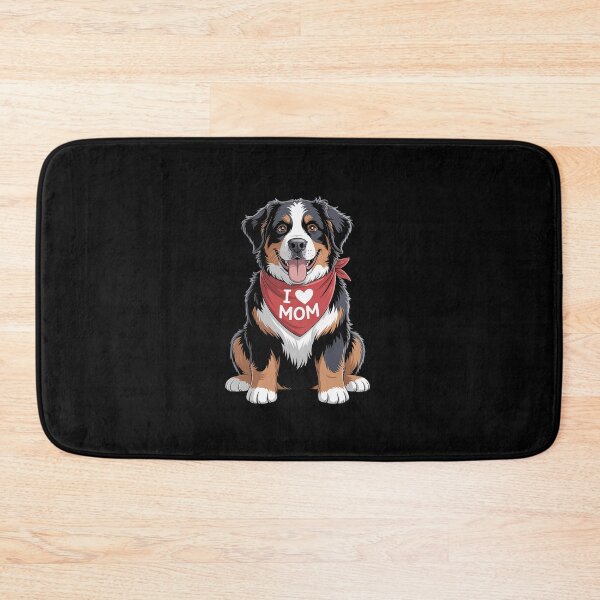Item preview, I Love Mom Bernedoodle Lover Dog Mother's Day designed and sold by RonnasJackson.