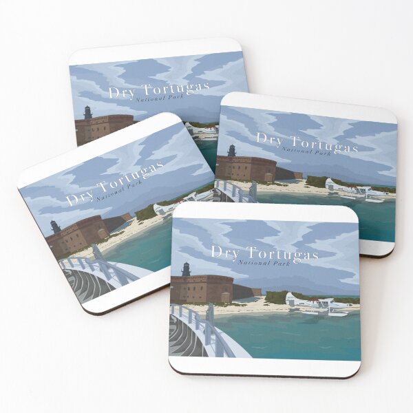 Item preview, Dry Tortugas Travel Poster designed and sold by delaneyjz.
