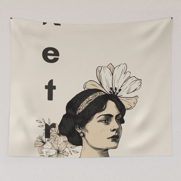 Item preview, Retro woman lonliness designed and sold by Dimu Co..