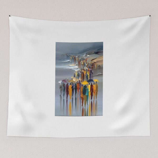 Item preview, Rain on the Promenade designed and sold by liveurban.