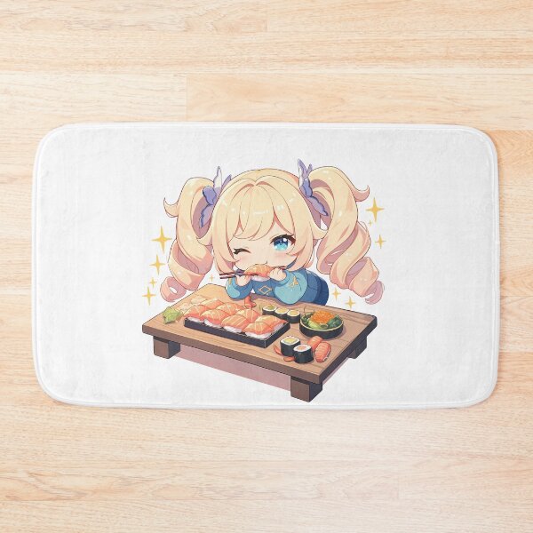 Item preview, Barbara Genshin Impact Chibi Sushi Sparkles designed and sold by Spraykart.