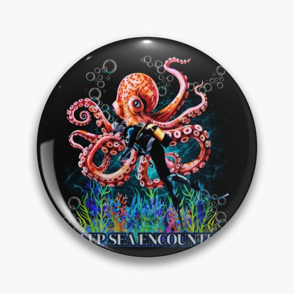 Item preview, Deep Sea Encounter designed and sold by Tripp Art Studio.