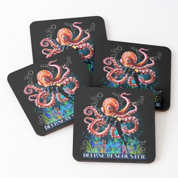 Item preview, Deep Sea Encounter designed and sold by Tripp Art Studio.