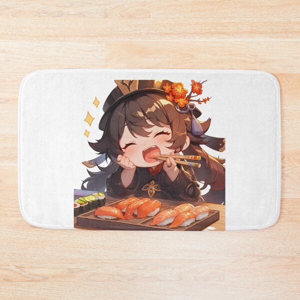 Item preview, Hu Tao Genshin Impact Chibi Sushi Snack Attack designed and sold by Spraykart.