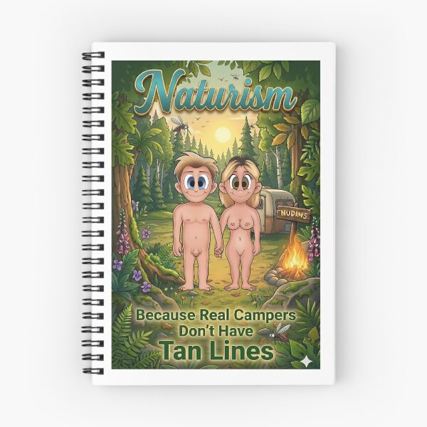 Item preview, Because Real Campers Don't Have Tanlines NF designed and sold by NUDIMS.