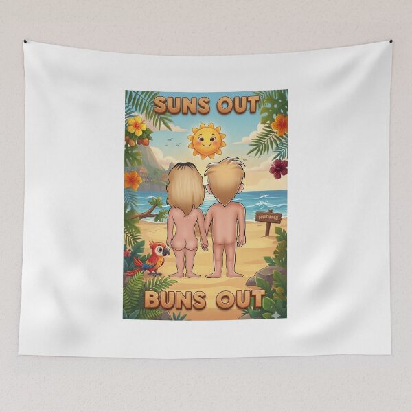 Item preview, Sun's Out Buns Out NR designed and sold by NUDIMS.