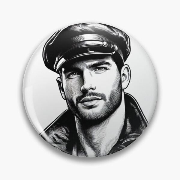 Item preview, Gay 1940s Vintage Biker Parisian Leather Pride Graphic Design designed and sold by ItsAKinkThing.