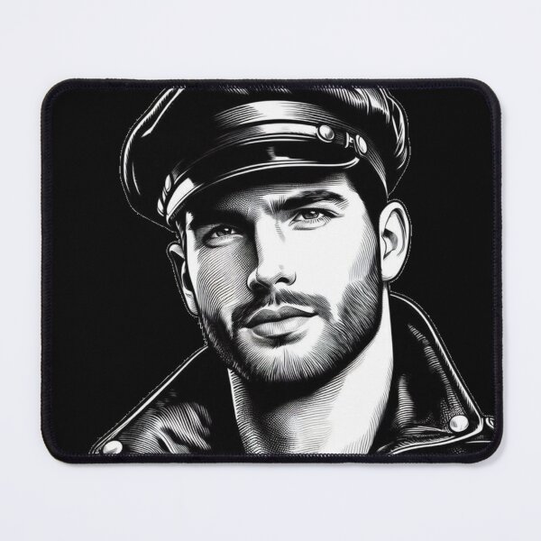 Item preview, Gay 1940s Vintage Biker Parisian Leather Pride Graphic Design designed and sold by ItsAKinkThing.