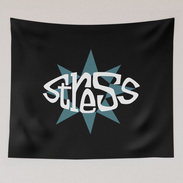 Item preview, Stress Records (White  Teal Blue Logo) Classic designed and sold by RupertBuckri.