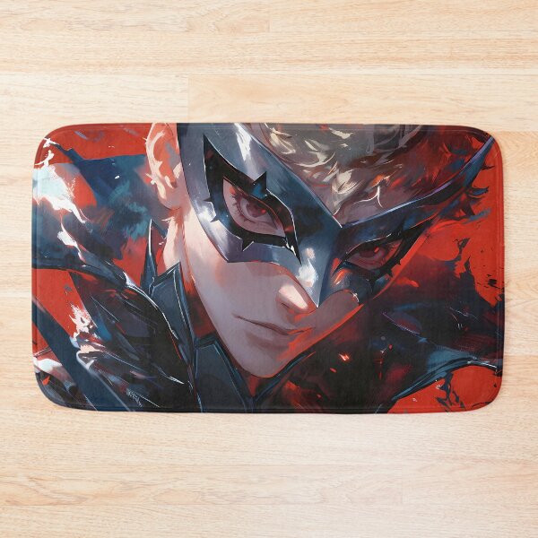 Item preview, Ryuji Sakamoto Persona 5 Masked Rebel In Red Blue designed and sold by Spraykart.