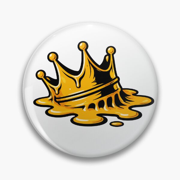 Item preview, Melting Crown Symbol – Anti Authority Power Collapse Visual Statement designed and sold by H Jonas.