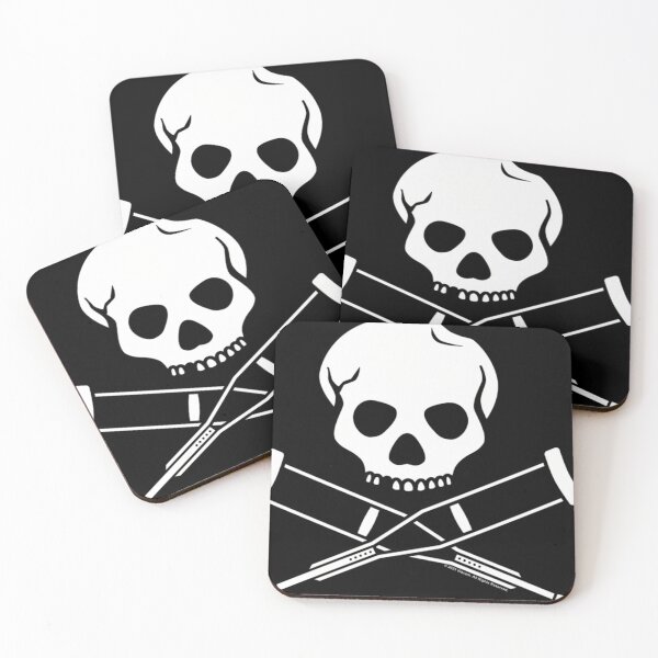 Item preview, Jackass Skull And Crutches Logo designed and sold by RupertBuckri.