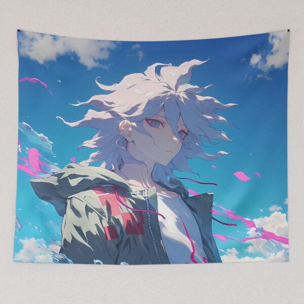 Item preview, Nagito Komaeda Danganronpa Blue Sky Hope Mood designed and sold by Spraykart.