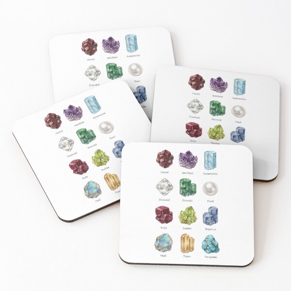 Item preview, Precious Birthstone Minerals designed and sold by ArunDandiboina.
