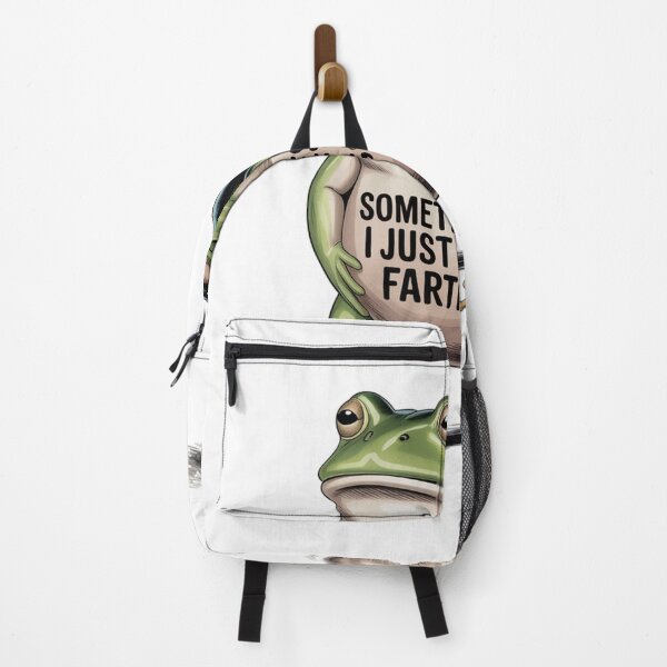 Item preview, Naturalist Frog Illustration with Humorous Gas designed and sold by Bloomkept.