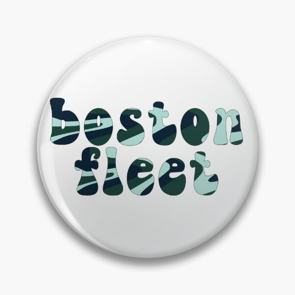 Item preview, Boston Fleet PWHL Groovy Retro Font designed and sold by coffeepolicy.