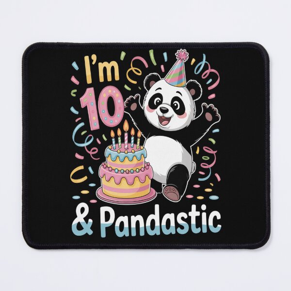 Item preview, Birthday 10 Years Old Panda Bear designed and sold by orlodrake.