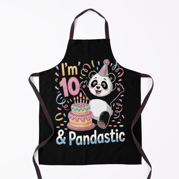 Item preview, Birthday 10 Years Old Panda Bear designed and sold by orlodrake.