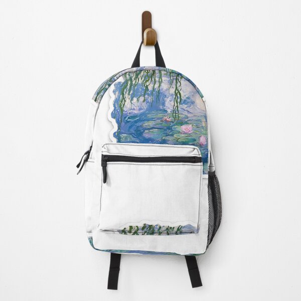 Item preview, Serene Lily Pond – Impressionist Dream sticker designed and sold by Jaideep Walia.