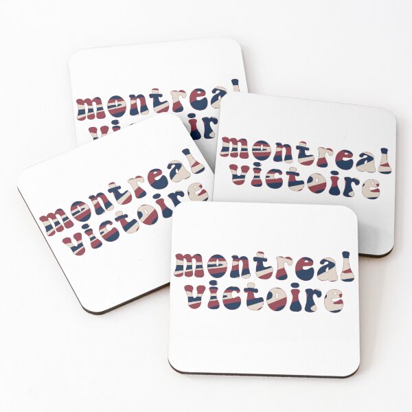Item preview, Montreal Victoire PWHL Groovy Retro Font designed and sold by coffeepolicy.