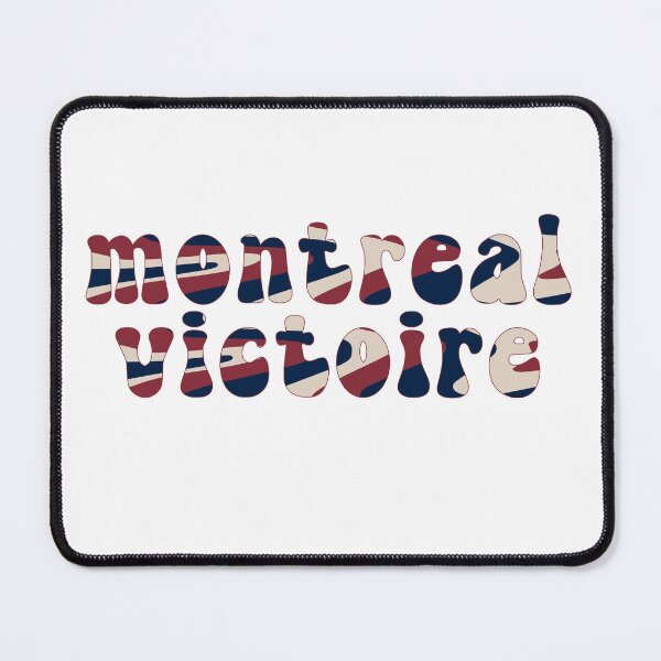 Item preview, Montreal Victoire PWHL Groovy Retro Font designed and sold by coffeepolicy.