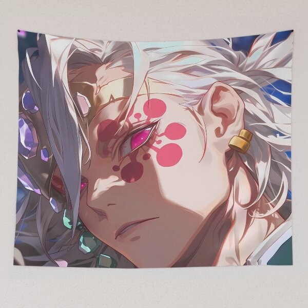 Item preview, Tengen Uzui Demon Slayer Elegant Flashy Portrait designed and sold by 108Recordings.
