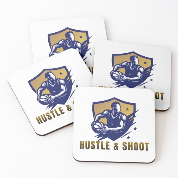 Item preview, Hustle & Shoot - Retro Basketball Court Culture Graphic designed and sold by LoudVictory.
