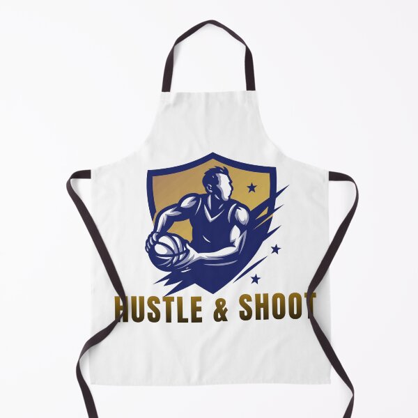 Item preview, Hustle & Shoot - Retro Basketball Court Culture Graphic designed and sold by LoudVictory.