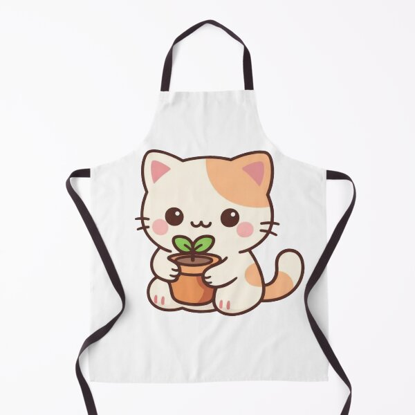 Artikelvorschau, Niedliche Pflanzenkatze – Kawaii-Geschenk für Naturliebhaber mit Katzenästhetik entworfen und verkauft von Artinkcreative.