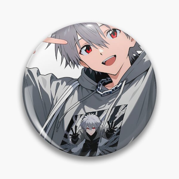 Item preview, Kaworu Nagisa Neon Genesis Evangelion Anime Cute Casual Japan Pastel designed and sold by 108Recordings.