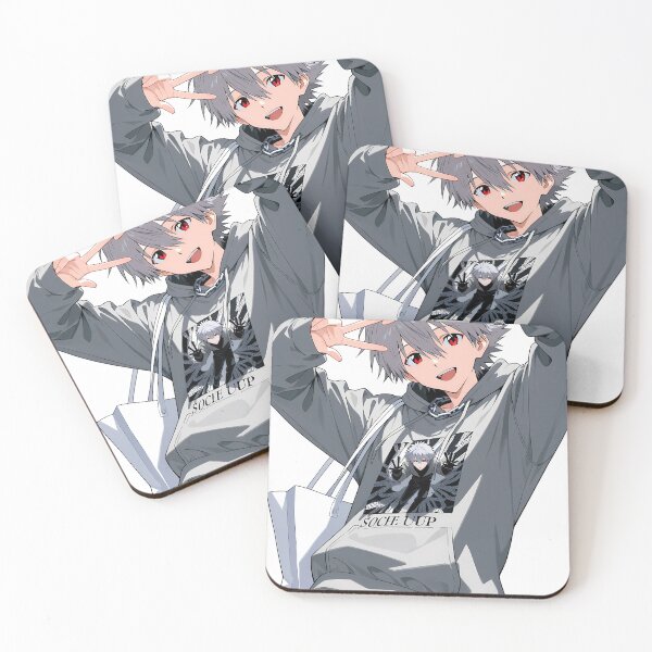 Item preview, Kaworu Nagisa Neon Genesis Evangelion Anime Cute Casual Japan Pastel designed and sold by 108Recordings.