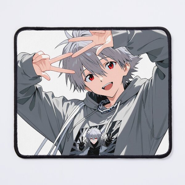 Item preview, Kaworu Nagisa Neon Genesis Evangelion Anime Cute Casual Japan Pastel designed and sold by 108Recordings.