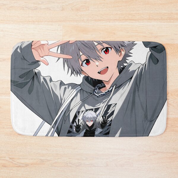 Item preview, Kaworu Nagisa Neon Genesis Evangelion Anime Cute Casual Japan Pastel designed and sold by 108Recordings.