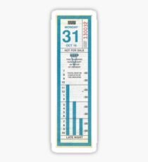 San Francisco MUNI ticket Sticker