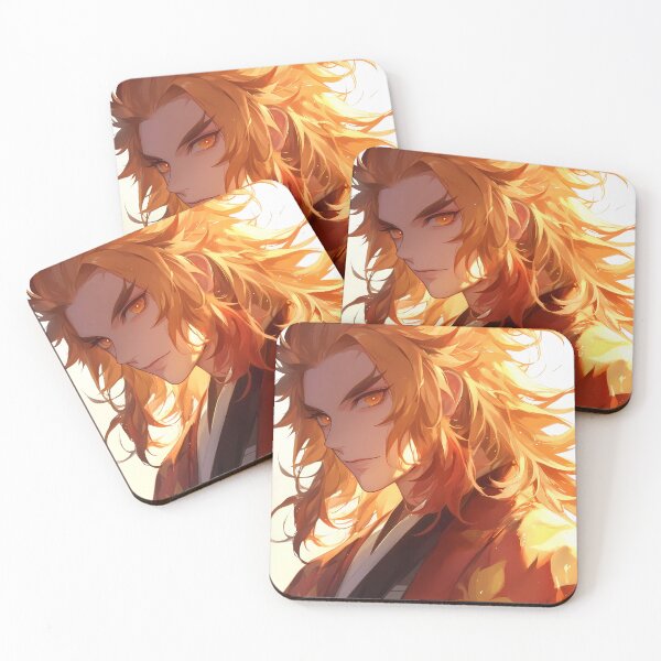 Item preview, Kyojuro Rengoku Demon Slayer Sunlit Flame Profile designed and sold by 108Recordings.