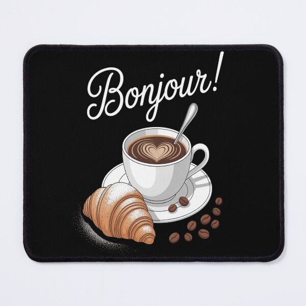 Item preview, Bonjour Coffee Croissant designed and sold by orlodrake.
