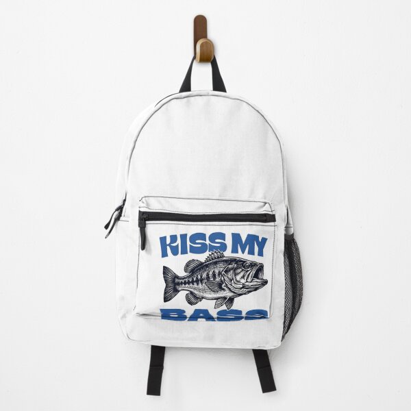 Item preview, Kiss My Bass Fishing Humor Design designed and sold by HUTEND.