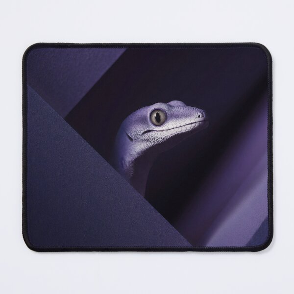Item preview, Purple Snake Portrait in Geometric Shadows designed and sold by LuminousFoundry.