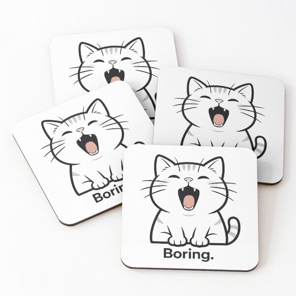 Item preview, Boring Grumpy Cat Meme designed and sold by DetalleXL.