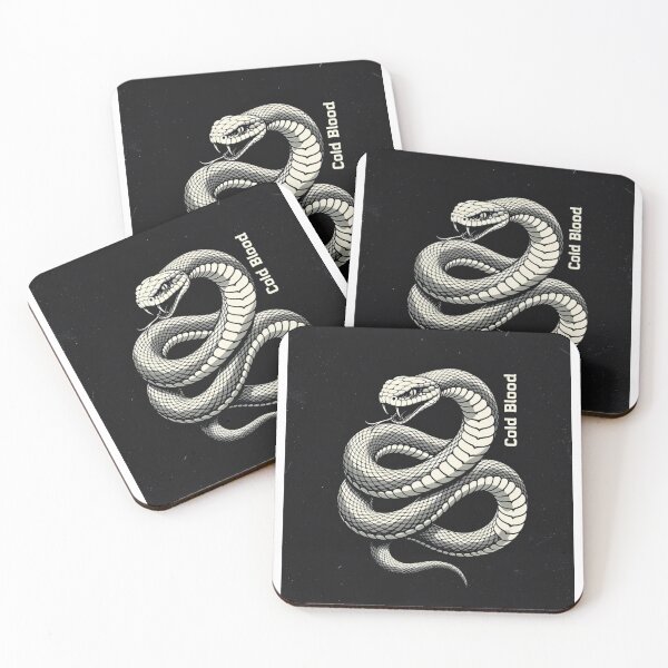 Item preview, Cold Blood Snake Streetwear T-Shirt – Minimal Dark Urban Graphic Tee designed and sold by Epic TV USA.