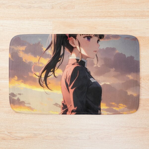 Item preview, Kanao Tsuyuri Demon Slayer Sunset Butterfly Gaze designed and sold by 108Recordings.